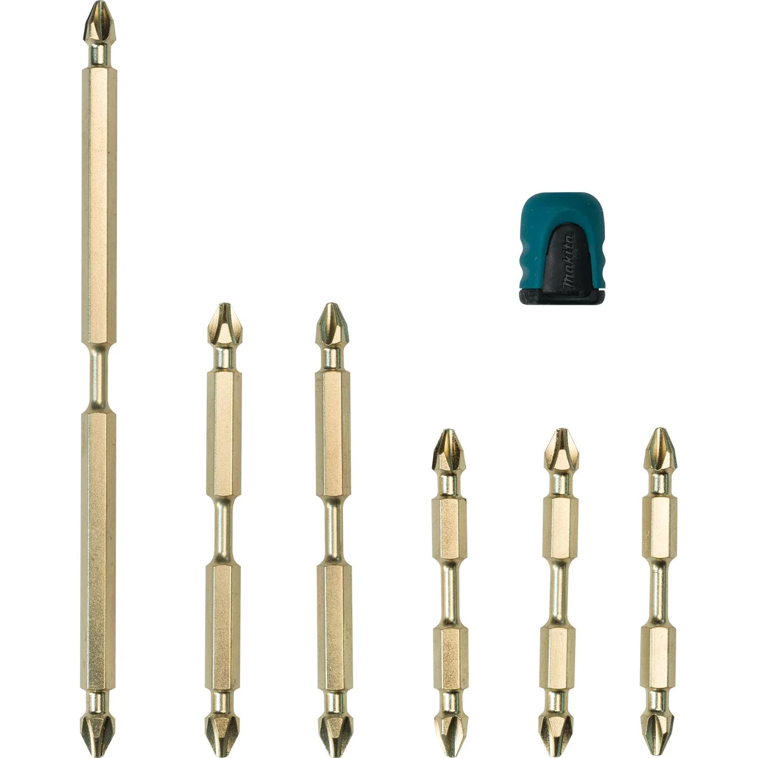 Makita B-44987 Impact GOLD 7 Piece Double-Ended Power Bits wih Mag Boost - Mactool Shop