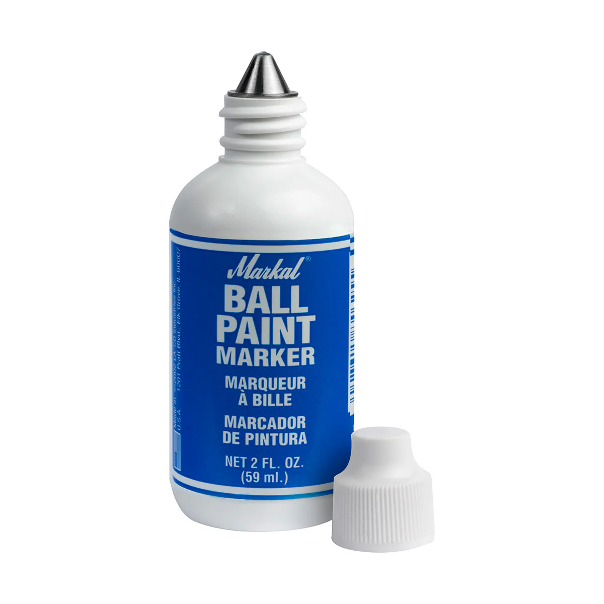 Markal 84625 Ball Paint Marker, Bulk, Blue, 48 Pack - Mactool Shop