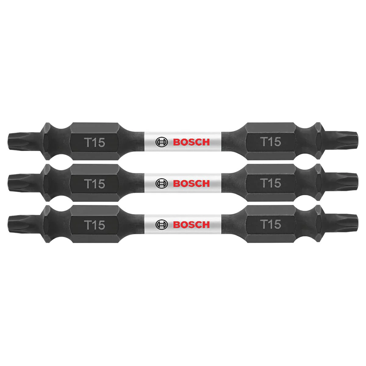 Bosch ITDET152503 3 pc. Impact Tough 2.5 In. Torx #15 Double-Ended Bits - Mactool Shop