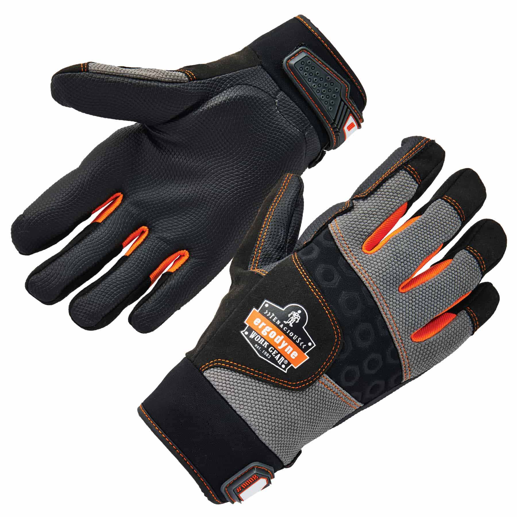 Ergodyne 17705 9002 XL Black Certified Full-Finger AV Gloves - Mactool Shop