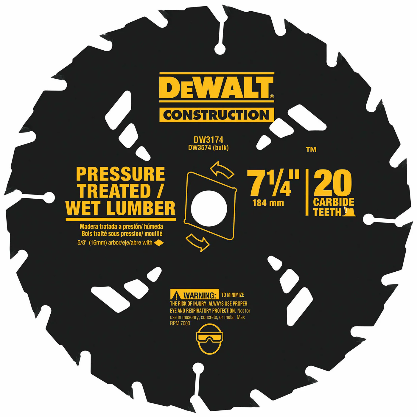 DeWalt DW3174 7-1/4
