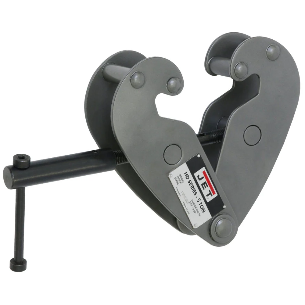 Jet JT9-202750 HD Series 5-Ton Heavy-Duty Wide Beam Clamp - Mactool Shop