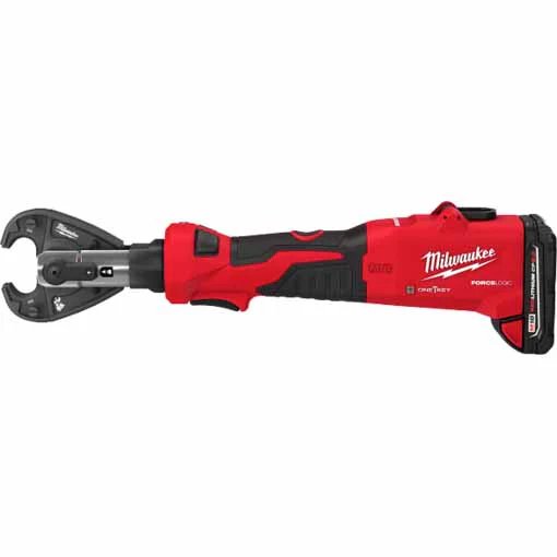 Milwaukee 2978-22 M18™ FORCE LOGIC™ 6T Linear Utility Crimper Kit w/ Snub Nose Jaw - Mactool Shop