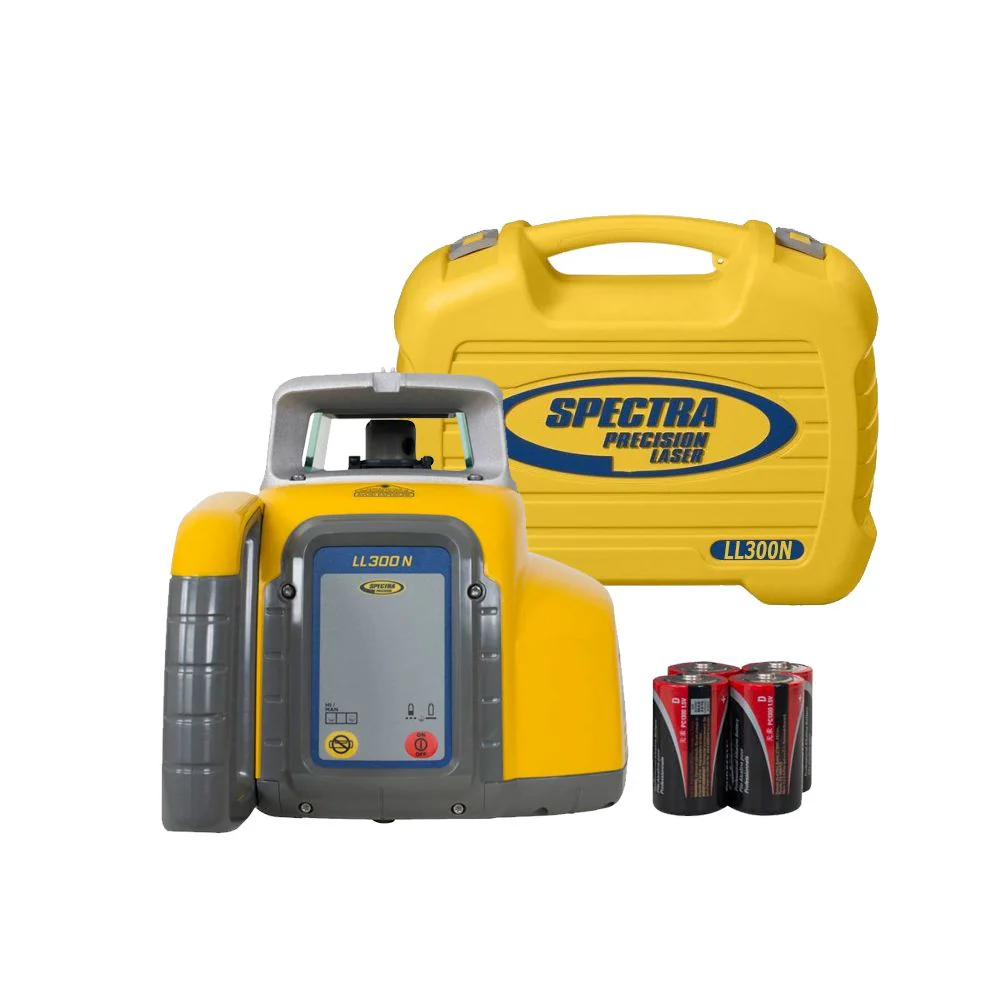 Spectra LL300N-BCA Auto Self-Leveling Laser Level with Alkaline Batteries - Mactool Shop
