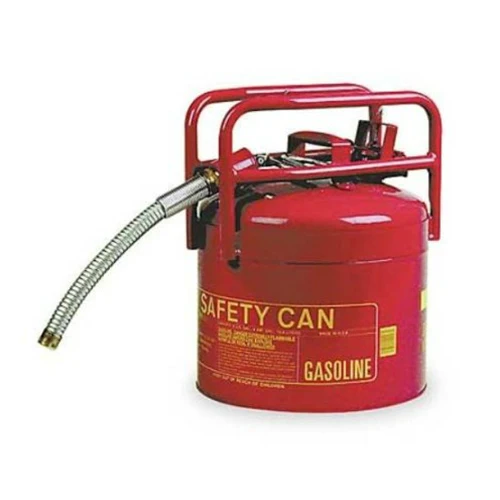 Eagle 1215SX5 Red Galvanized Steel Type II Style Safety Can w/5/8