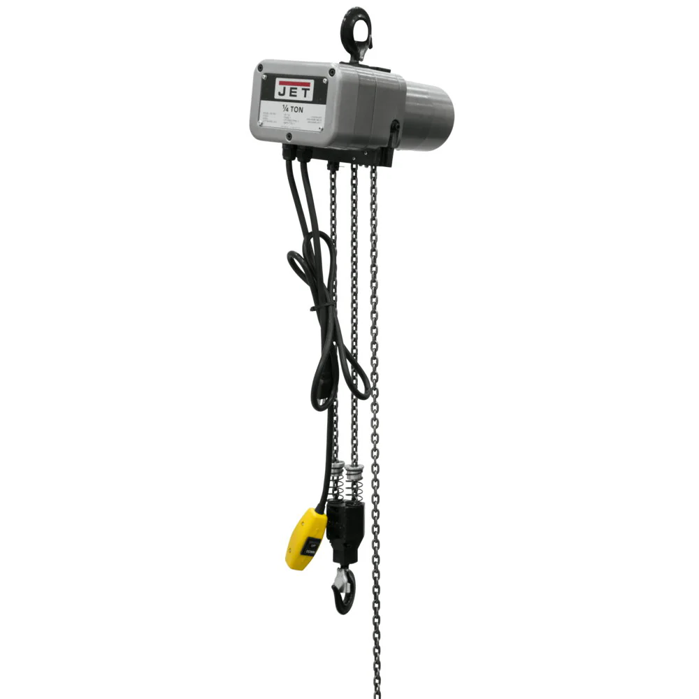 Jet JT9-110110 JSH-550-10 1/4-Ton Electric Chain Hoist 1-Phase 10' Lift - Mactool Shop