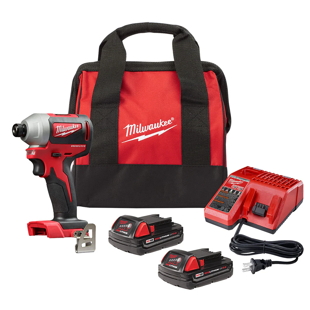 Milwaukee 2850-22CT M18 Compact Brushless 1/4