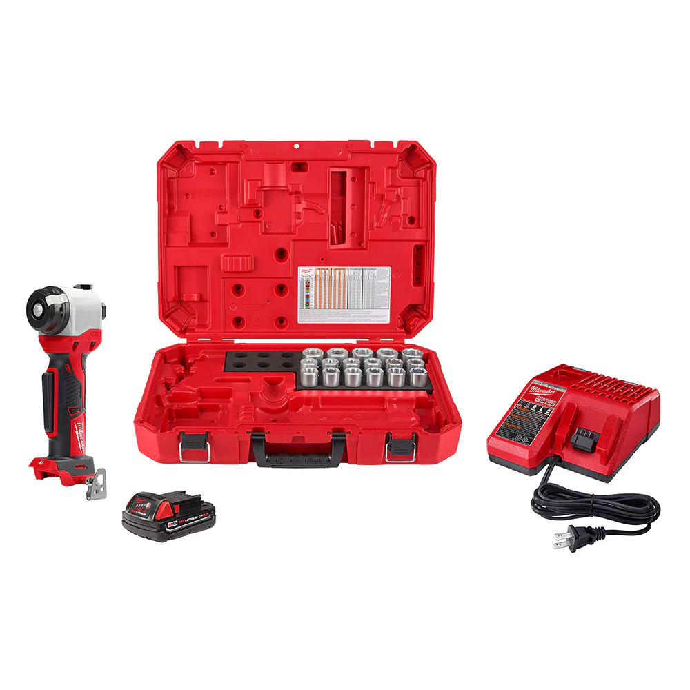 Milwaukee 2935CU-21S M18™ Cable Stripper Kit with 17 Cu THHN / XHHW Bushings - Mactool Shop