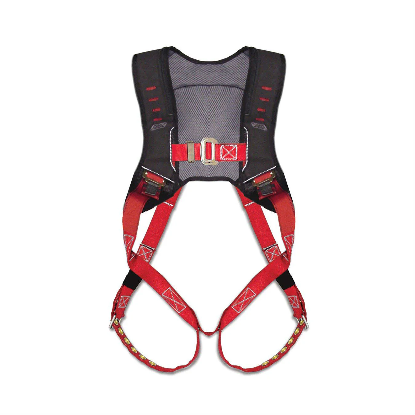 Guardian 181110 HUV Premium Edge Harness SM, Black-Red, Pass-Thru Chest And Tongue Buckle Legs - Mactool Shop
