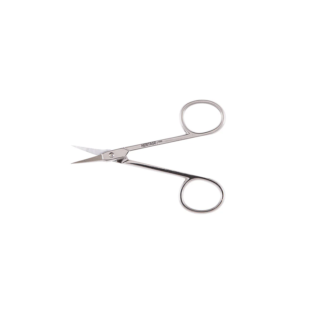 Klein G103C Embroidery Scissor, Fine Point. Curved Blade - Mactool Shop