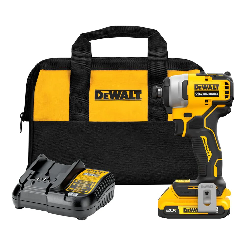 DeWalt DCF809D1 ATOMIC 20V MAX Brushless Cordless Compact 1/4 in. Impact Driver Kit - Mactool Shop