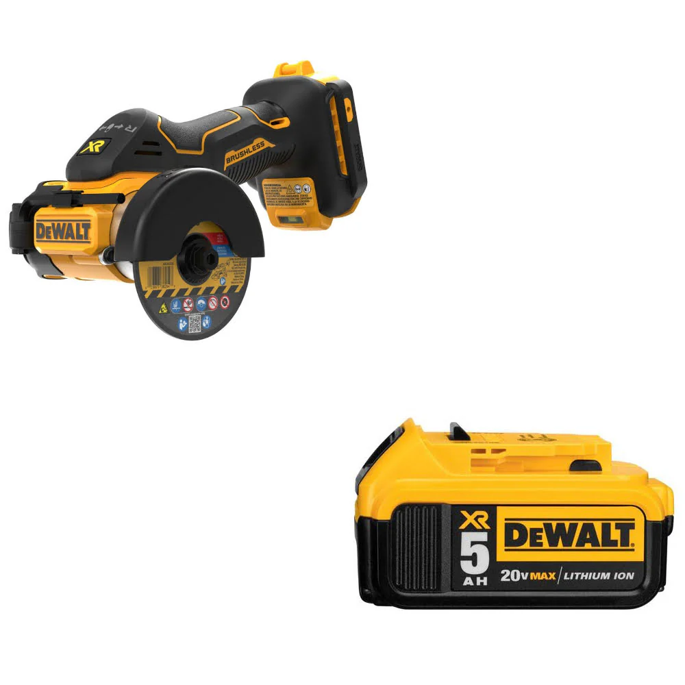 DEWALT DCS438E1 20V MAX XR Cut-Off Tool Kit W/ FREE DCB205 20V MAX Battery Pack - Mactool Shop