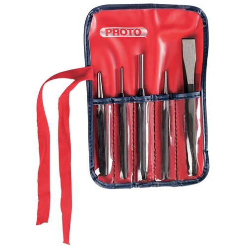 Proto J3 5-Pcs Punch and Chisel Set, Not Tether Capable - Mactool Shop