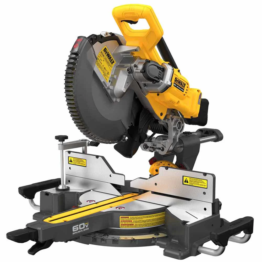 DeWalt DCS781B 60V MAX Brushless Cordless 12 in. Double Bevel Sliding Miter Saw (Tool Only) - Mactool Shop