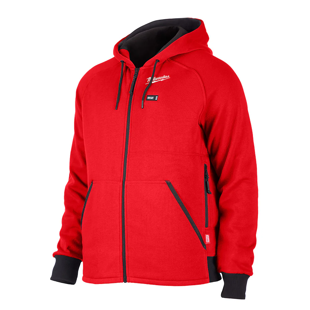 Milwaukee 306R-20 M12 Heated Hoodie Red (Hoodie Only) - Mactool Shop