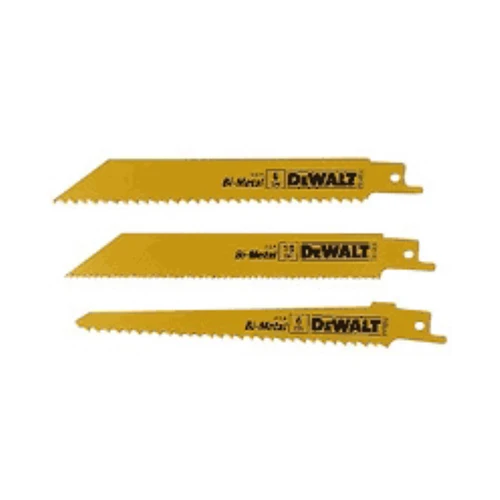 DeWalt DW4856 6 Piece Wood/Metal Cutting Reciprocating Saw Blade Set - Mactool Shop