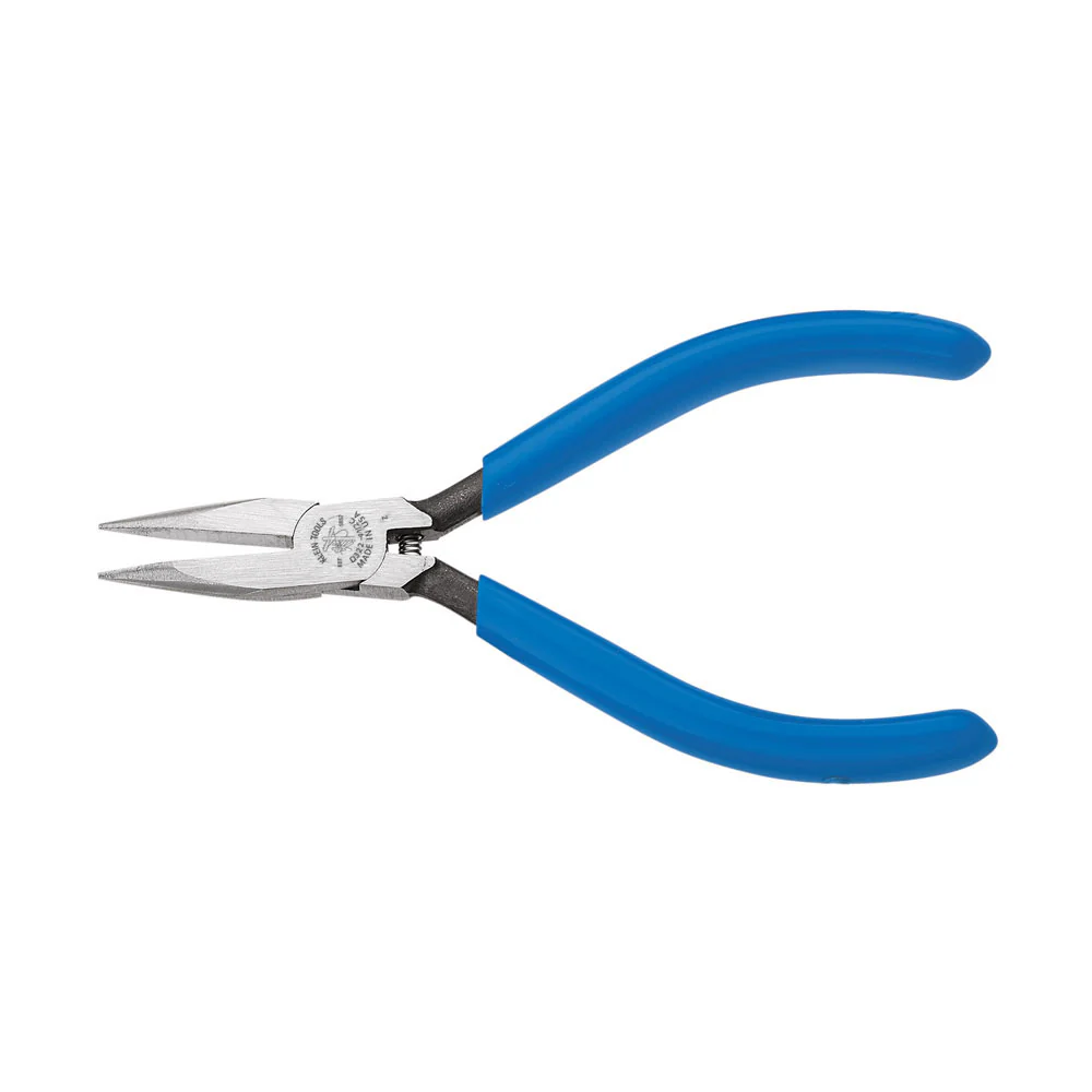 Klein Tools D322-41/2C Electronics Pliers, Slim Long-Nose, Spring-Loaded - Mactool Shop