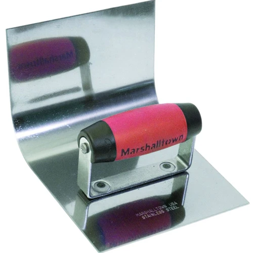 MarshallTown GT198SSD 15144 - 6 X 4 1/2 SS Gutter Tool; 1 1/2R-DuraSoft Handle - Mactool Shop