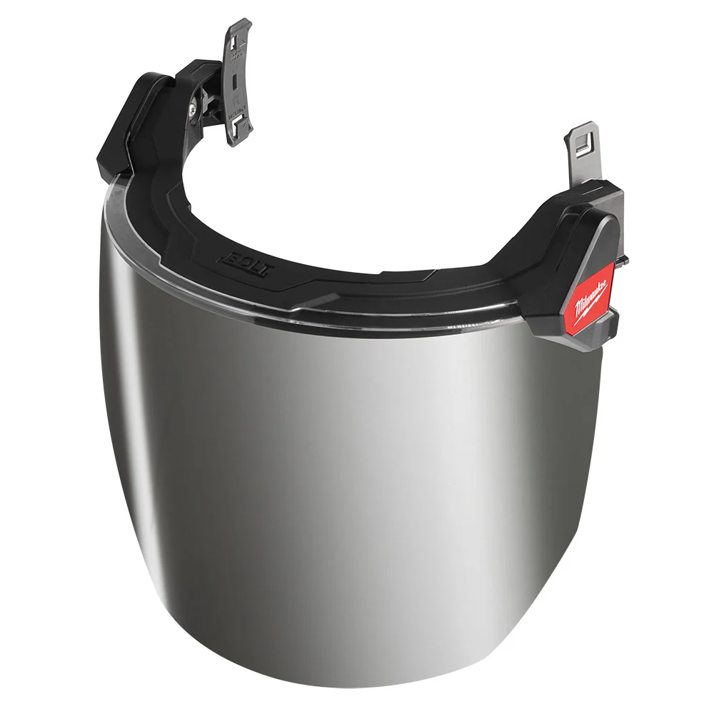 Milwaukee 48-73-1429 BOLT Full Face Shield - Mirrored Dual Coat Lens (Compatible with Milwaukee BOLT Safety Helmets & BOLT Hard Hats) - Mactool Shop