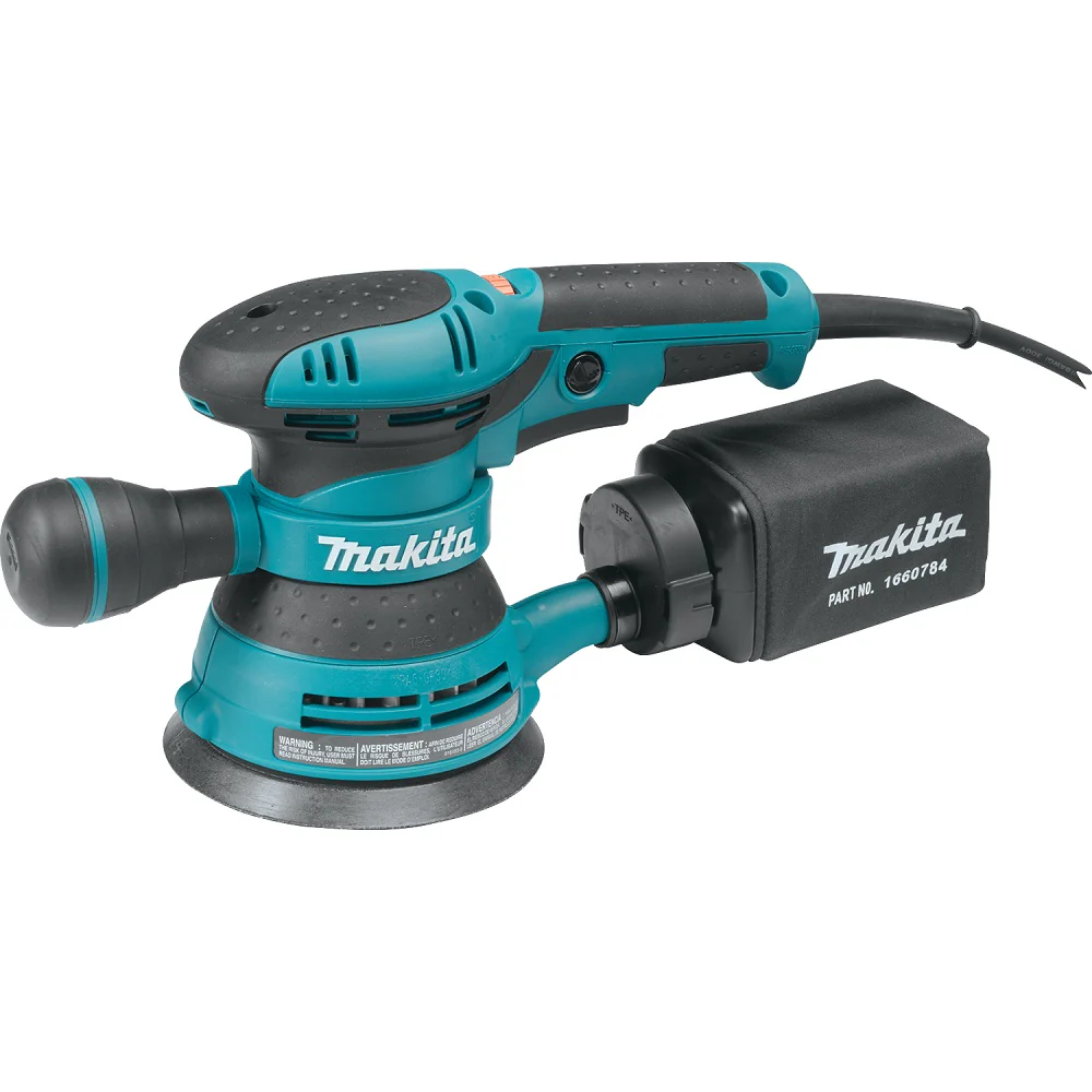 Makita BO5041 3-Amp 4000-12000 OPM D-Handle Random Orbit Sander, 5-Inch - Mactool Shop