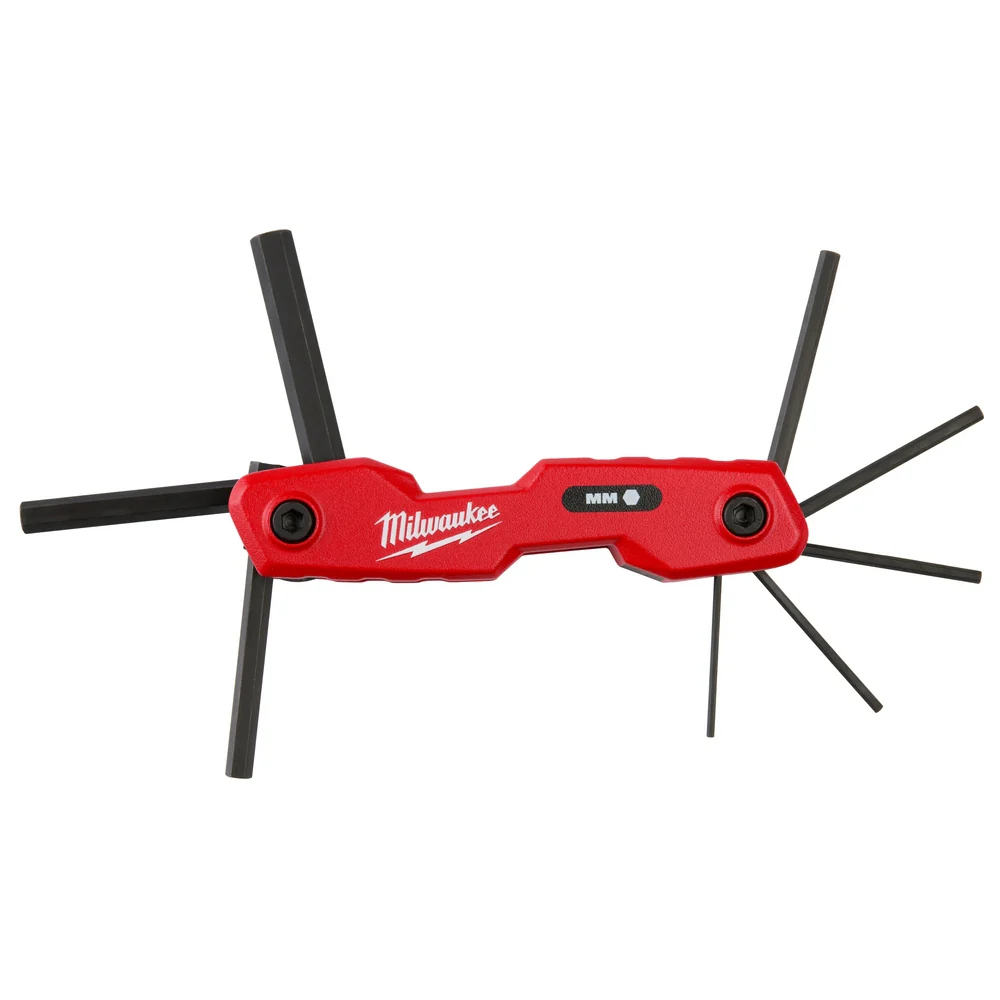 Milwaukee 48-22-2182 8-Key Folding Hex Key Set - Metric - Mactool Shop