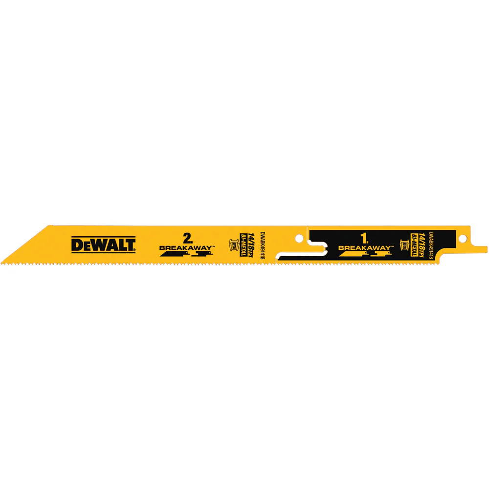 DeWalt DWABK491418 BREAKAWAY Reciprocating Blade 9
