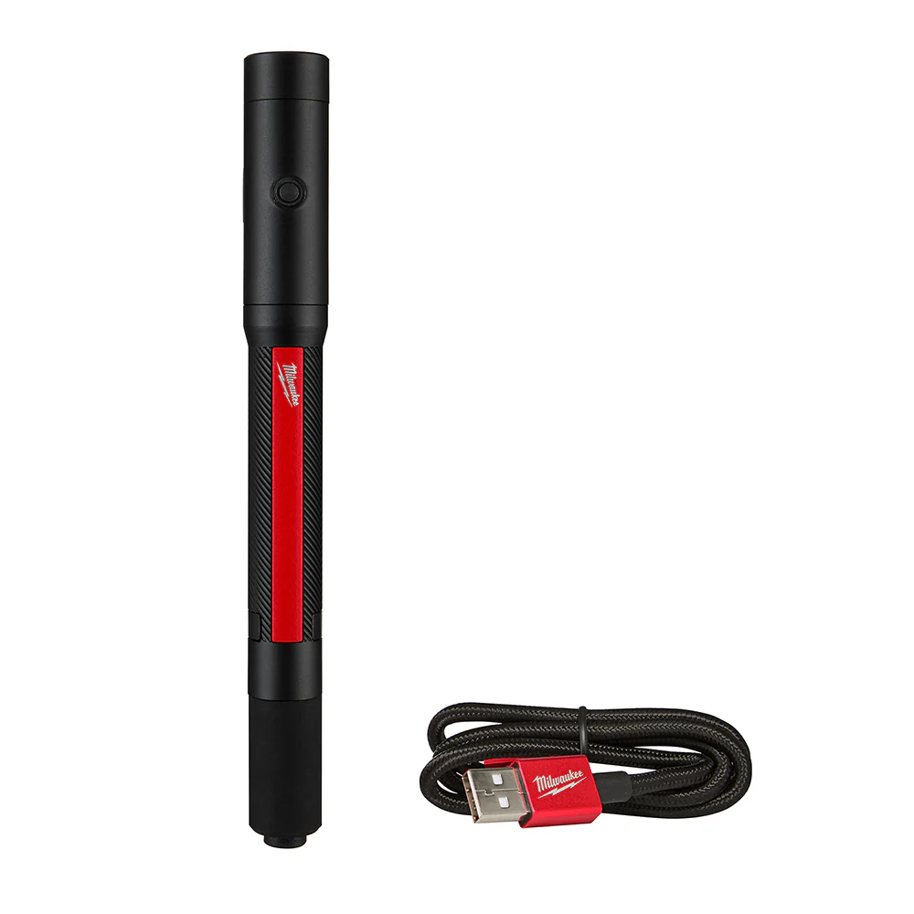 Milwaukee 2010R Milwaukee® Rechargeable 250L Penlight w/ Laser - Mactool Shop