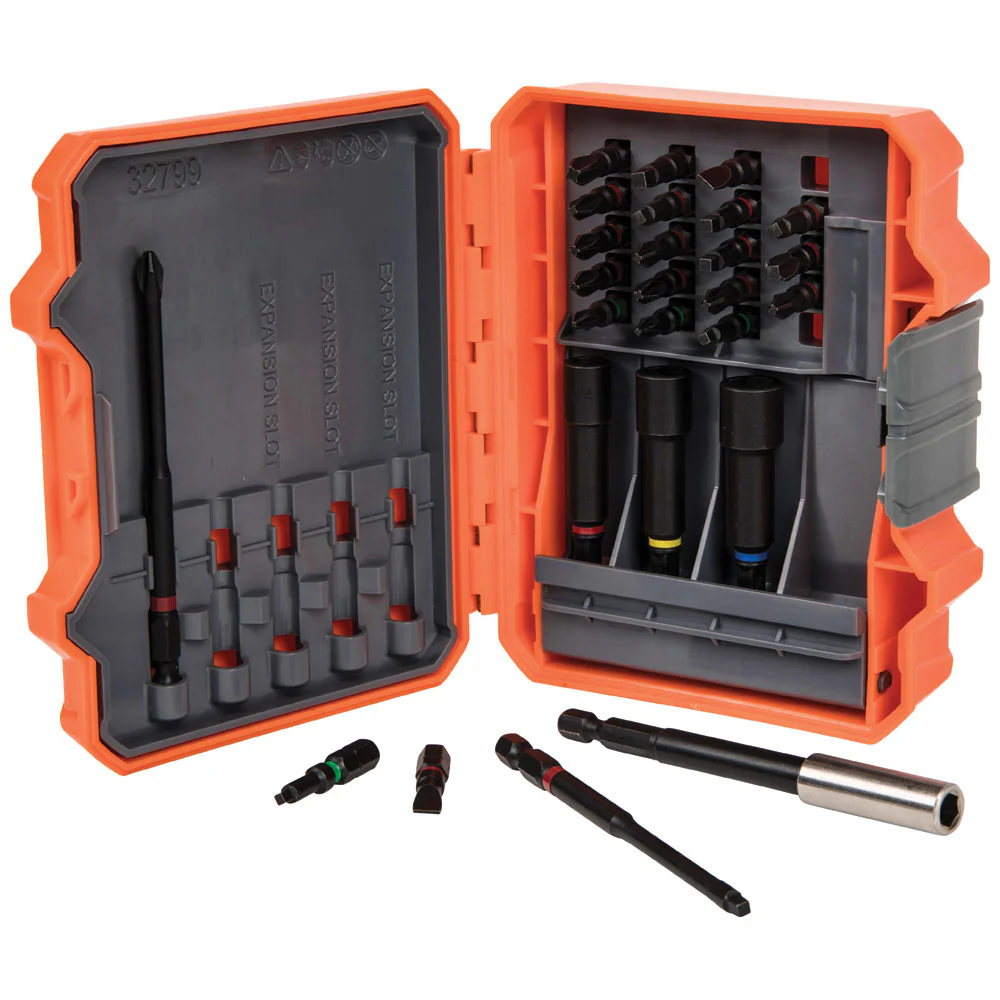 Klein Tools 32799 Pro Impact Power Bit Set, 26 Piece - Mactool Shop