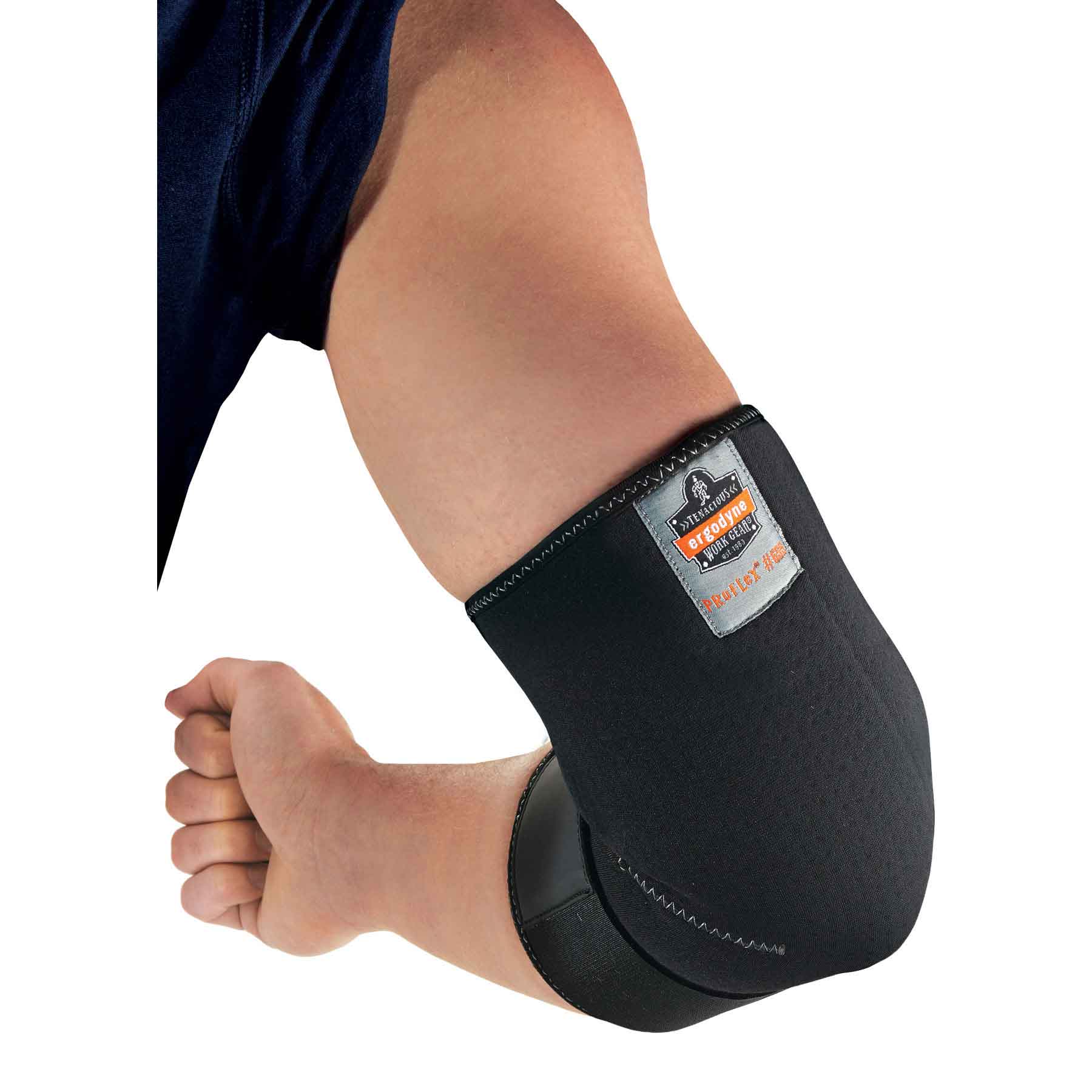 Ergodyne 16585 ProFlex 655 Neoprene Elbow Sleeve with Strap, XL, Black - Mactool Shop