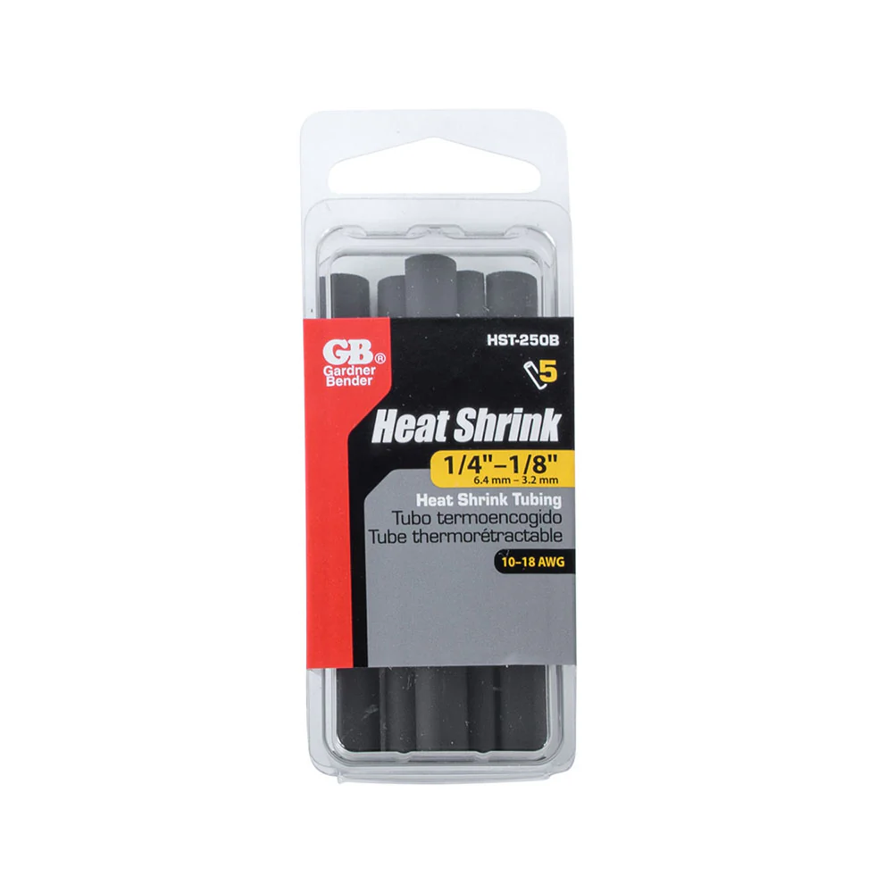 Gardner Bender HST-250B Heat Shrink Tubing 1/4