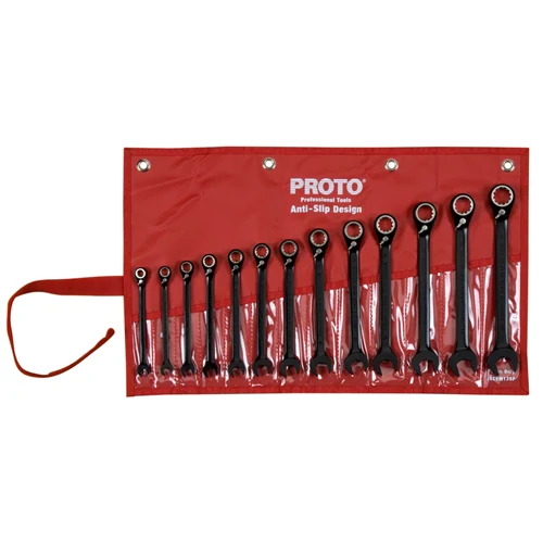 Proto JSCVM-13S 13 Piece mm Ratcheting Spline Wrench Set - Mactool Shop