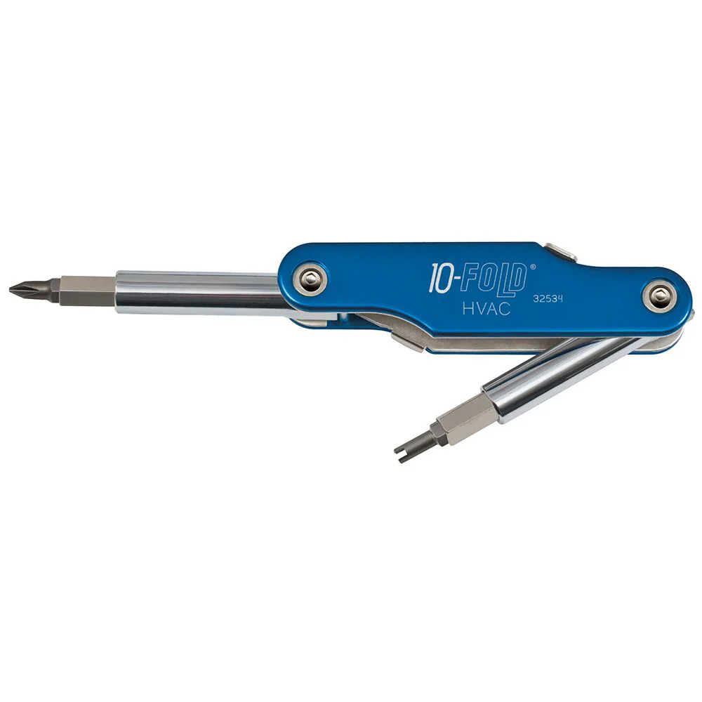 Klein 32534 10 Fold Screwdriver with Schrader Valve Core - Mactool Shop