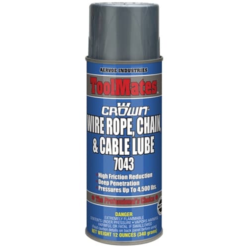 Aervoe 7043 12 oz. High-Grade Wire Rope, Chain and Cable Lube - Mactool Shop