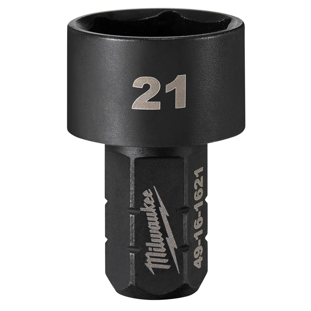 Milwaukee 49-16-1621 INSIDER Box Ratchet Socket 6 Point 21mm - Mactool Shop