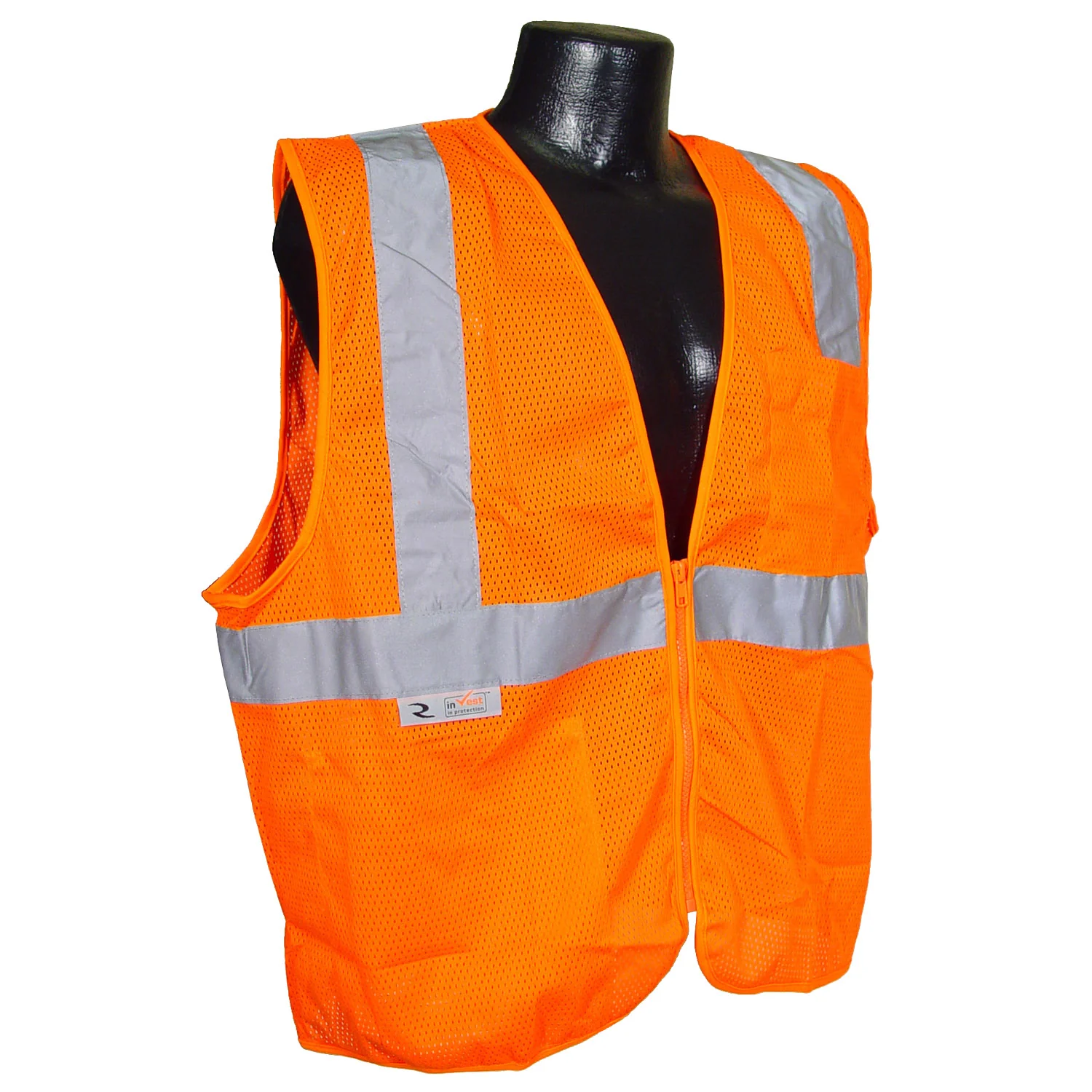 Radians SV2ZOML Large Class 2 Vest Orange Mesh w/ Zipper - Mactool Shop