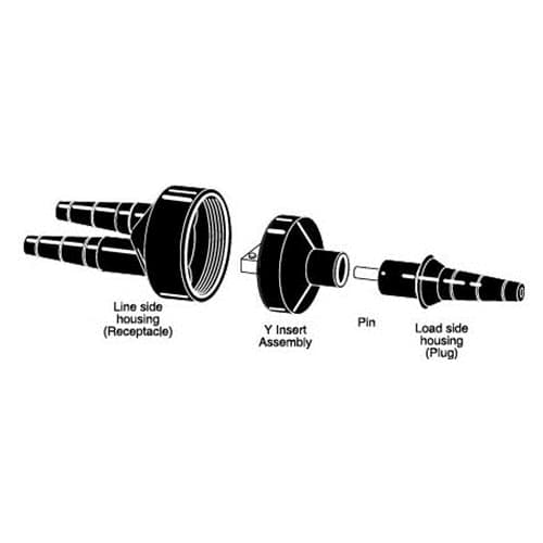 IDEAL 83S-EAFB1-C Y-Tap, Set Screw Neutral, Non-Fused, #1 AWG, #12-#6 AWG Cu Crimp - Mactool Shop