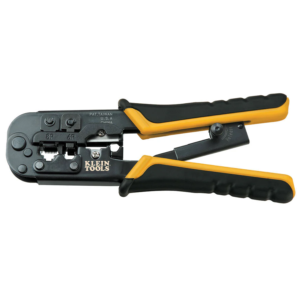 Klein Tools VDV226-011-SEN Ratcheting Data Cable Crimper / Stripper / Cutter - Mactool Shop