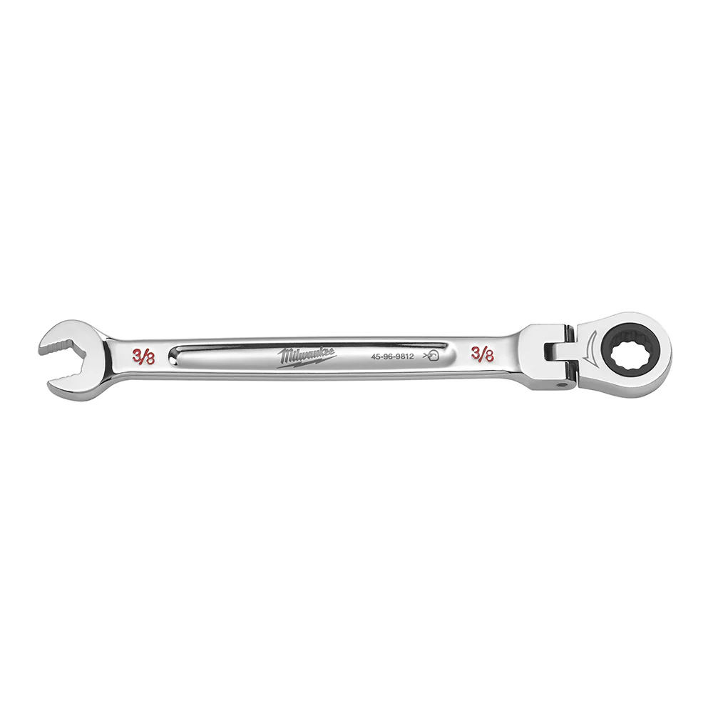 Milwaukee 45-96-9812 3/8in. Flex Head Combination Wrench - Mactool Shop
