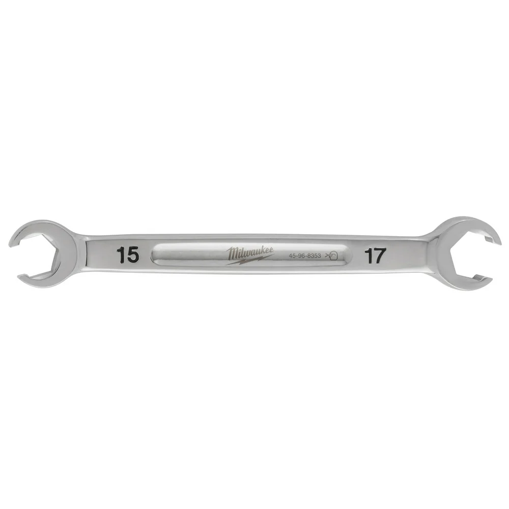 Milwaukee 45-96-8353 15mm X 17mm Double End Flare Nut Wrench - Mactool Shop