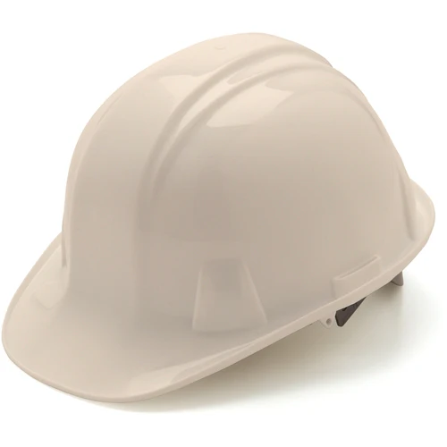 Pyramex HP16010 White Cap Style 6 Point Snap Lock Suspension Hard Hat - Mactool Shop