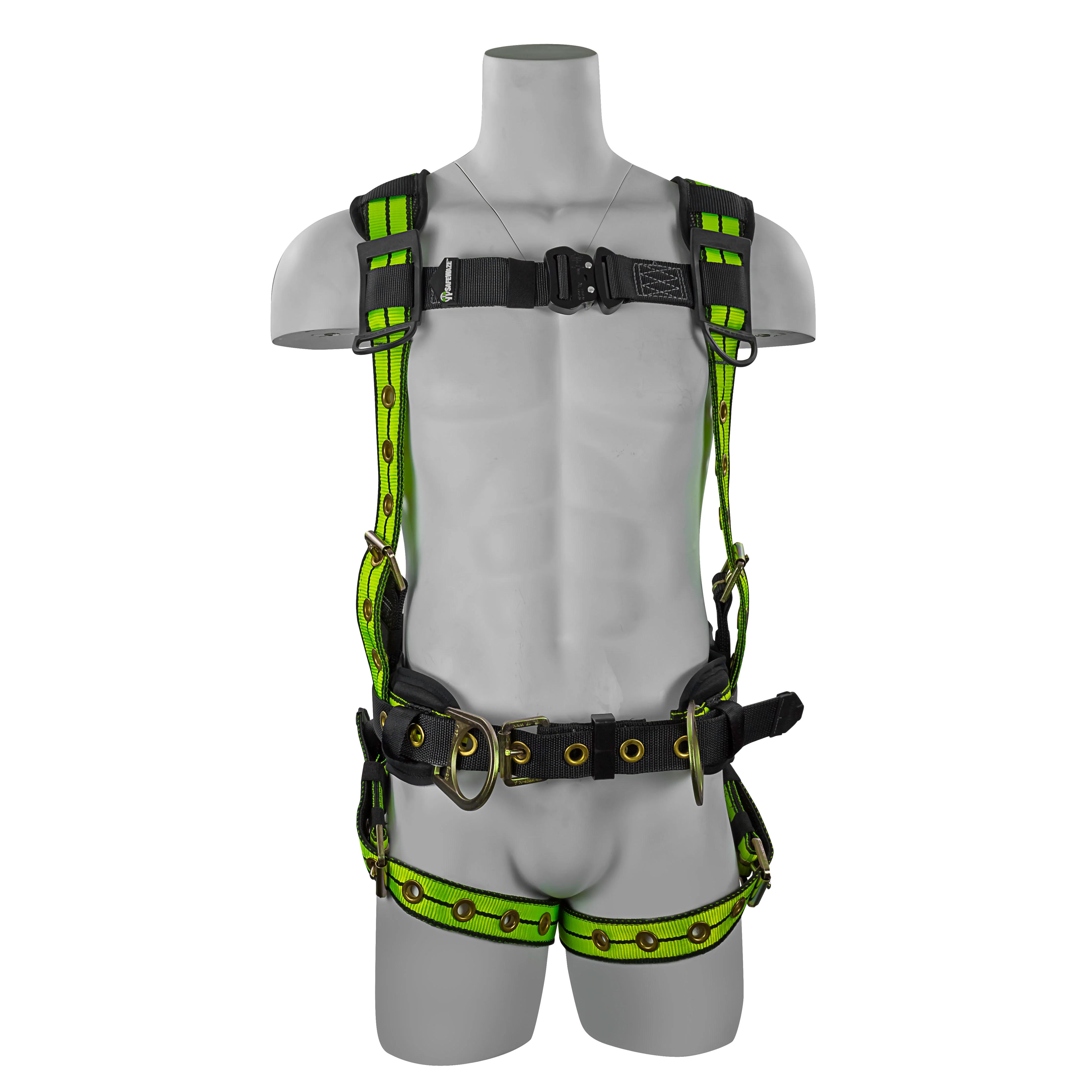 Safewaze FS-FLEX270-L Pro+ Construction Harness: 3D, QC Chest, Tb Legs, Tb Torso - Mactool Shop