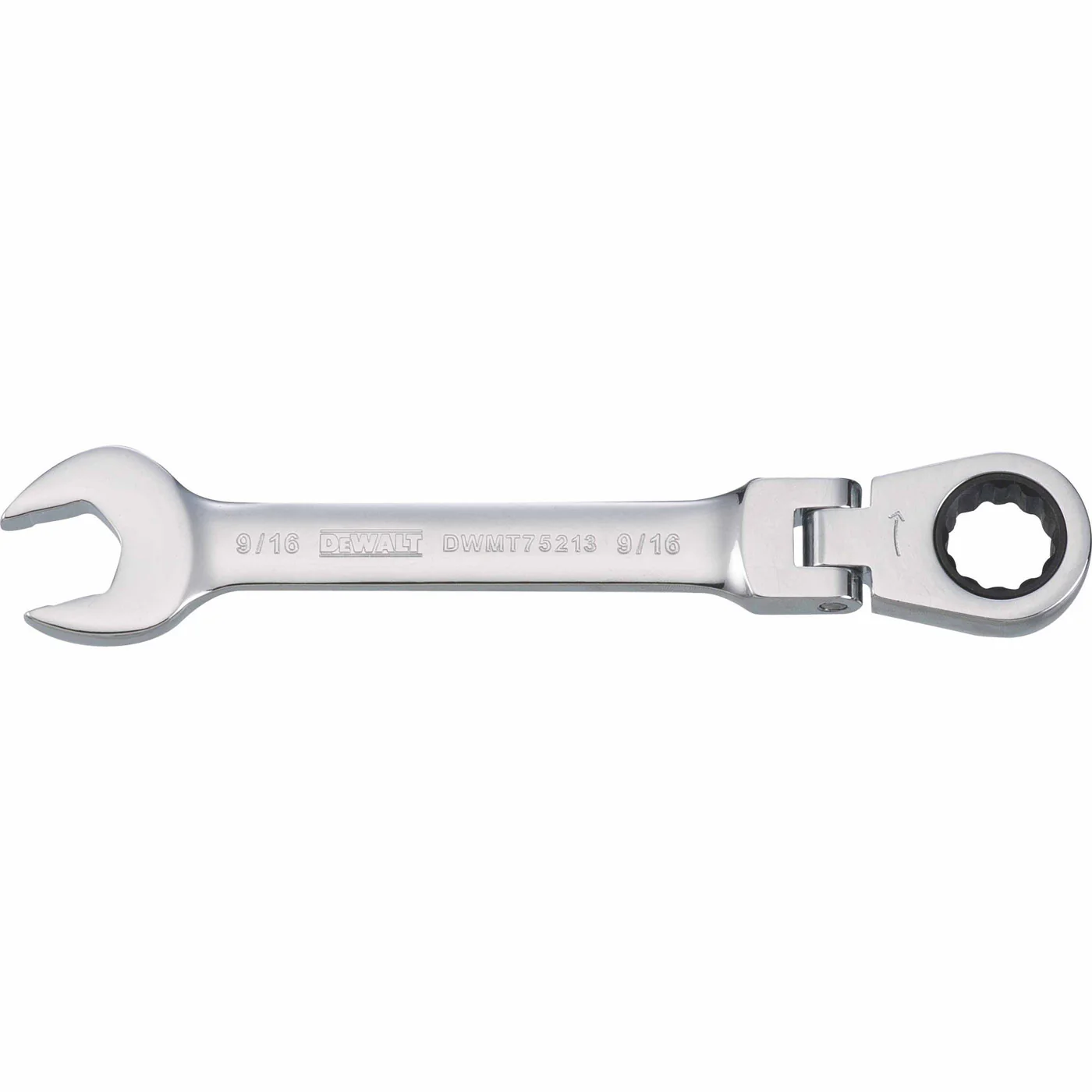 Dewalt DWMT75213OSP Mechanics Flat Head Ratcheting Combination Wrench 9/16