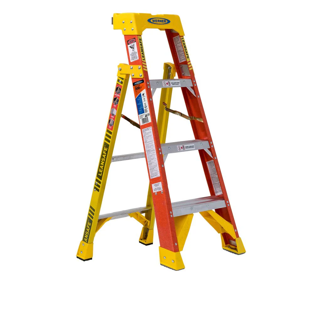 Werner L6204 4ft Type IA Fiberglass Leaning Ladder - Mactool Shop