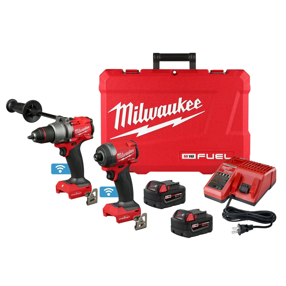 Milwaukee 3696-22 M18 FUEL 2-Tool Combo Kit w/ ONE-KEY - Mactool Shop