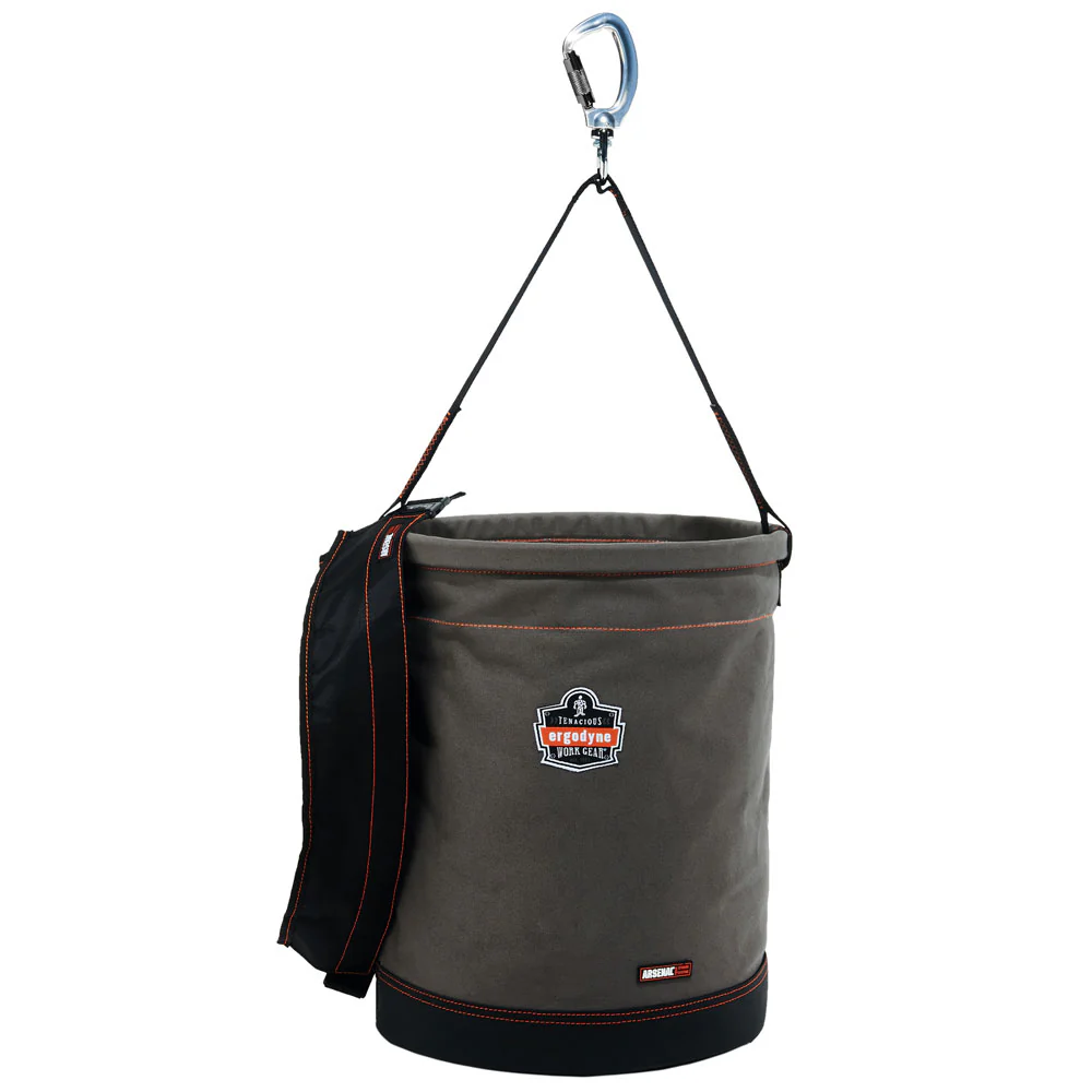 Ergodyne 14845 OAH 5945T XL Swiveling Carabiner Canvas Hoist Bkt w/Top - Mactool Shop