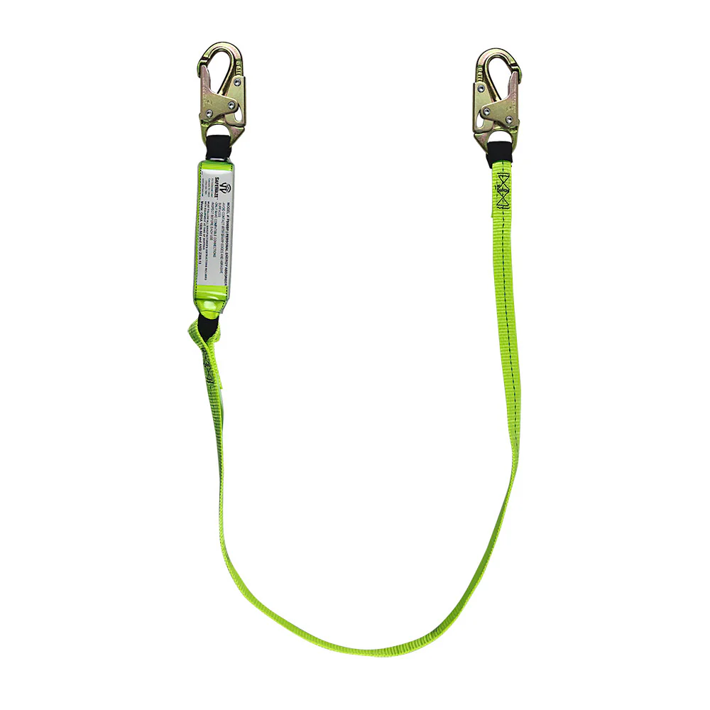 Safewaze FS560 6' Energy Absorbing Lanyard With Double Locking Snap Hooks - Mactool Shop
