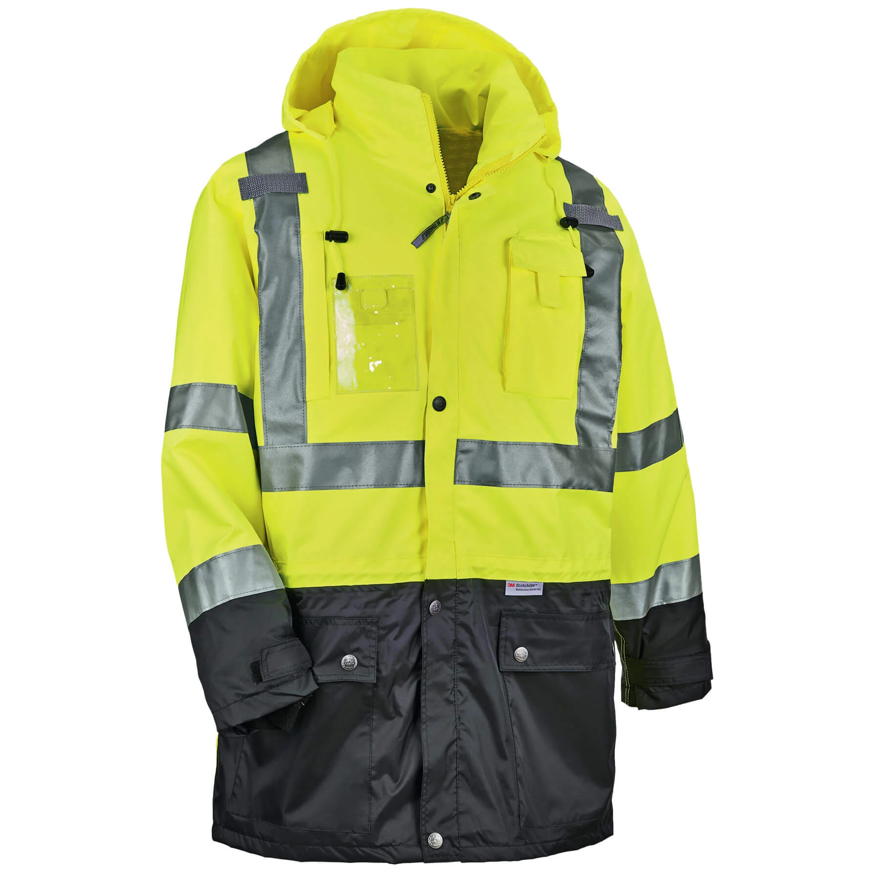 Ergodyne 25376 GloWear 8386 Type R Class 3 Outer Shell Jacket, 2XL, HV Lime - Mactool Shop