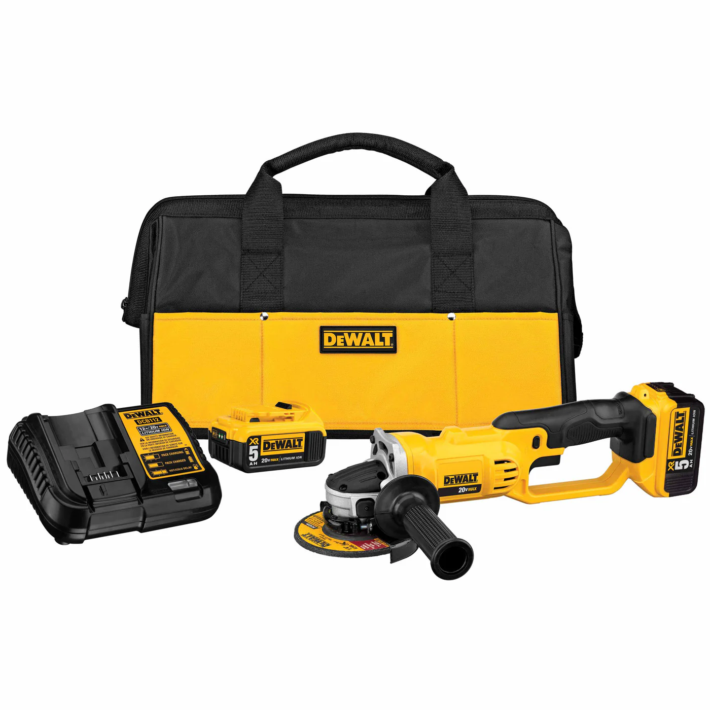 Dewalt DCG412P2 4-1/2