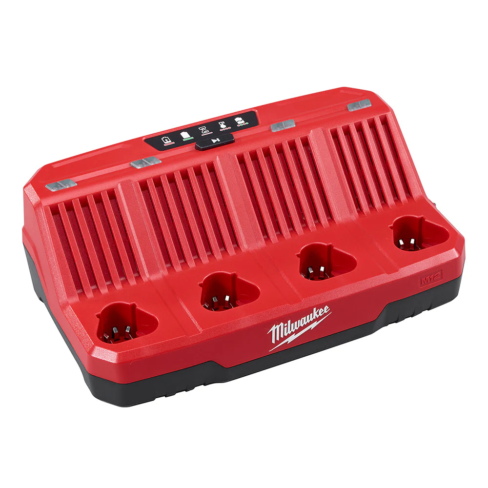 Milwaukee 48-59-1204 M12 Four Bay Sequential Charger - Mactool Shop