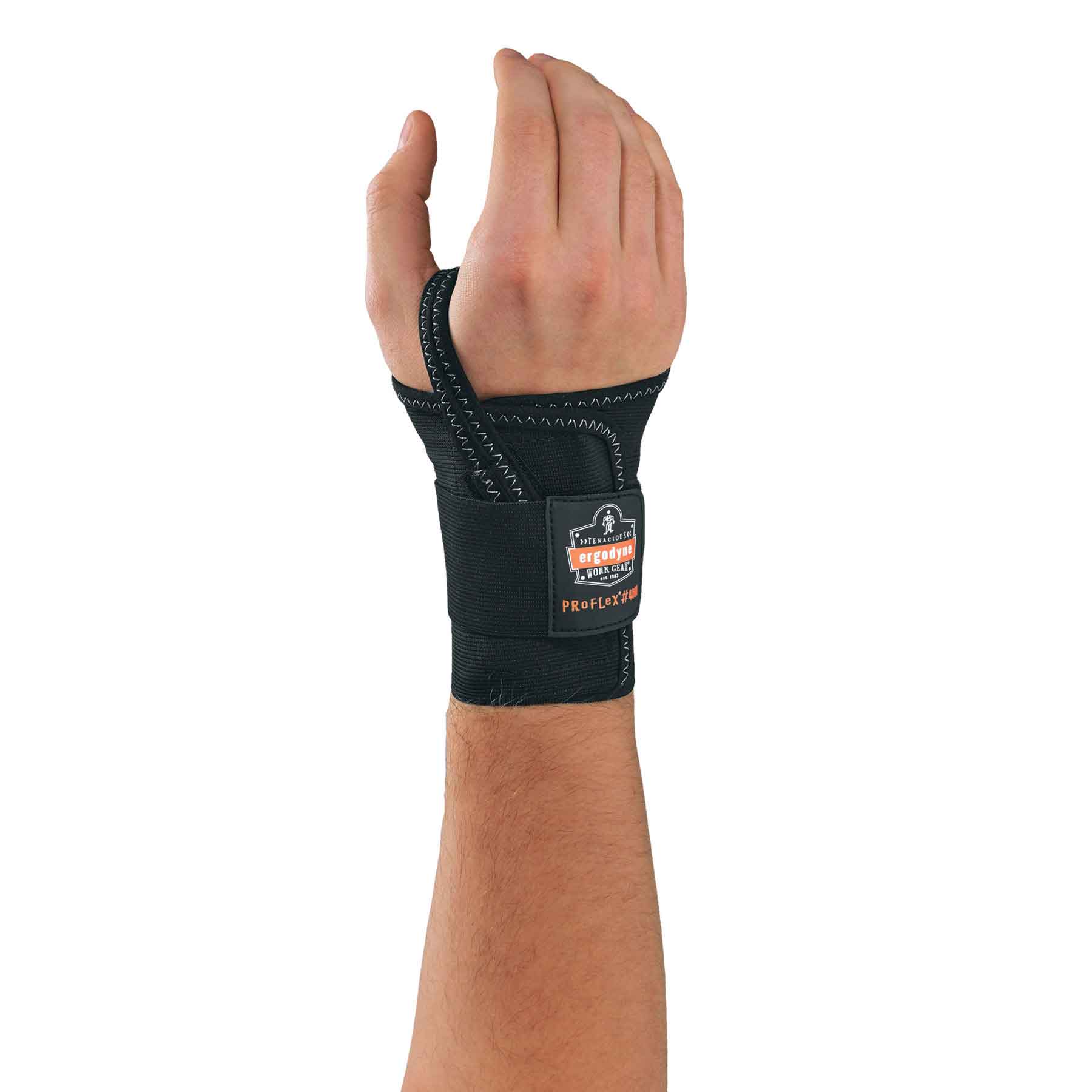 Ergodyne 70006 ProFlex 4000 Single Strap Wrist Support, Large, Black - Mactool Shop